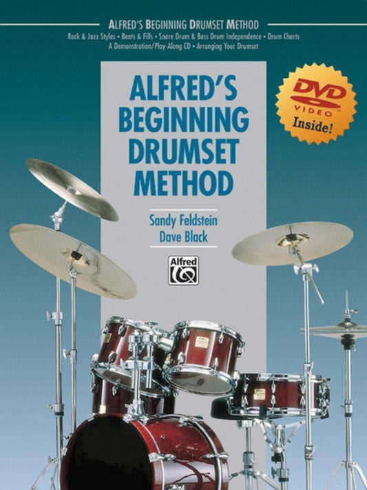 Alfreds Beginning Drumset Method Book/DVD Book