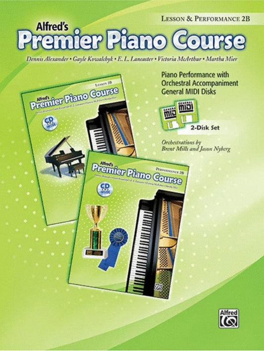Premier Piano Course General Midi Disks Level 2B Book