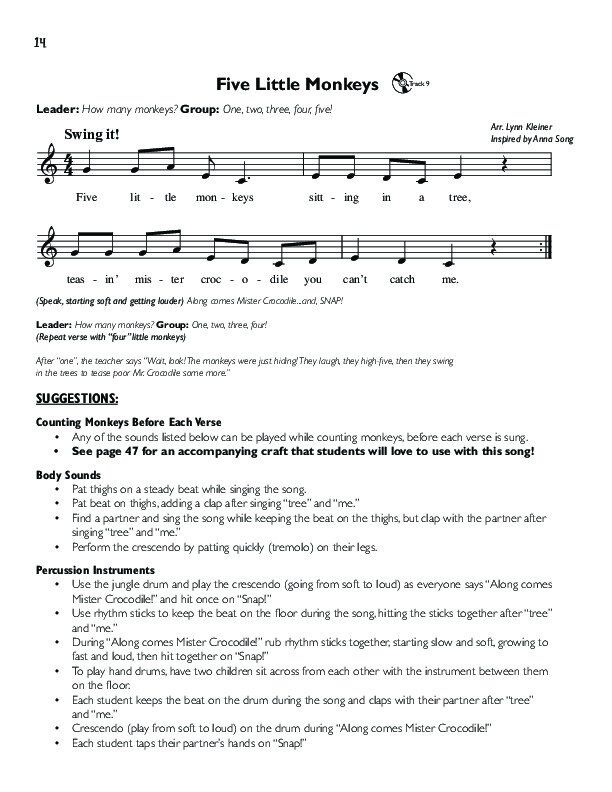 Jungle Beat BK/Ola by Lynn Kleiner - Classroom Music Curriculum with Songs, Activities, Crafts, and Snacks for Young Children — view 4