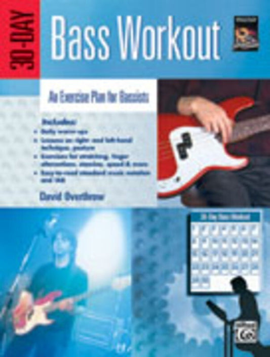 30 Day Bass Workout Book/DVD Book