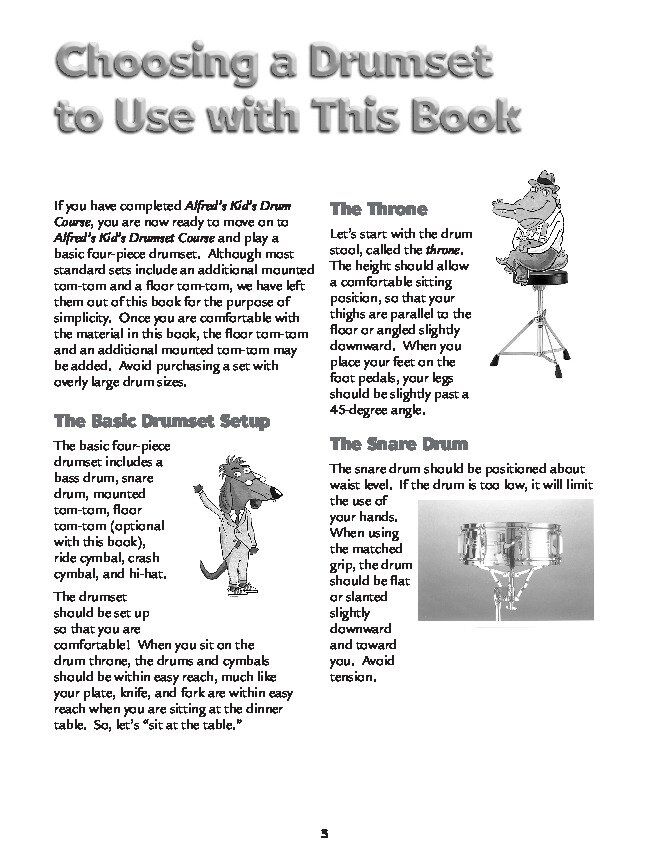 Alfred's Kid's Drumset Course Book — view 4