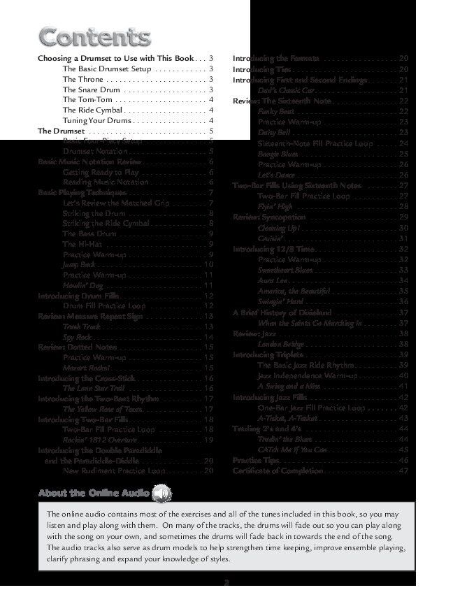 Alfred's Kid's Drumset Course Book — view 3