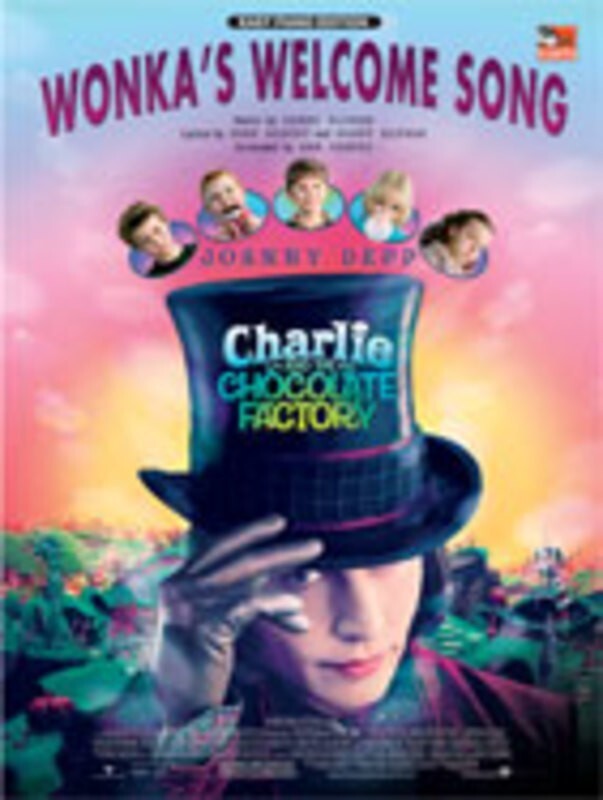 Wonkas Welcome Song Easy Piano Arr Coates Book
