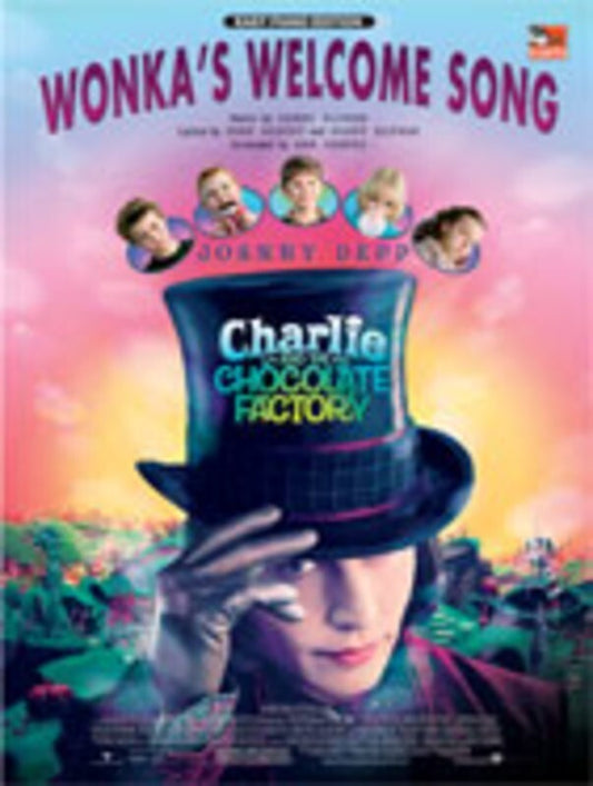 Wonkas Welcome Song Easy Piano Arr Coates Book