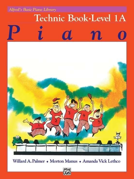 Alfred's Basic Piano Library Technic Book Level 1A