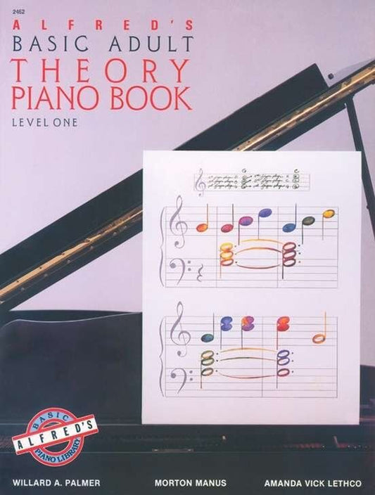 Alfred's Basic Adult Piano Course Theory Book 1