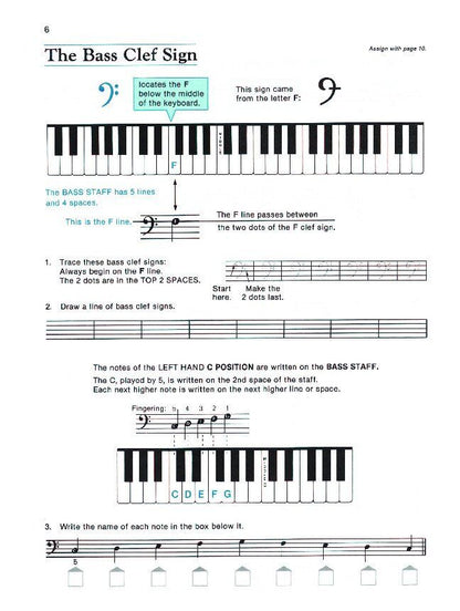 Alfred's Basic Adult Piano Course Theory Book 1 — view 3