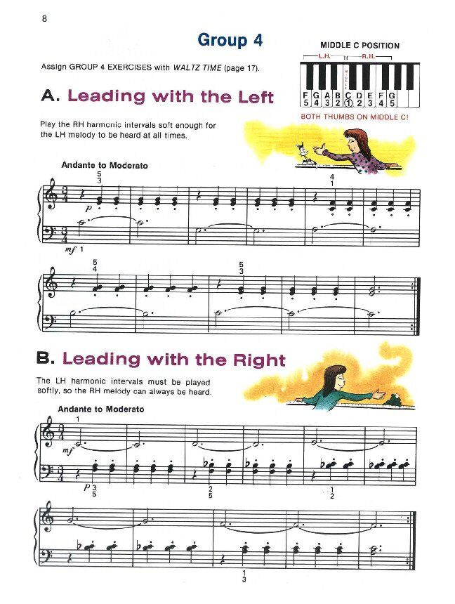 Alfred's Basic Piano Library Technic Book Level 1B — view 2