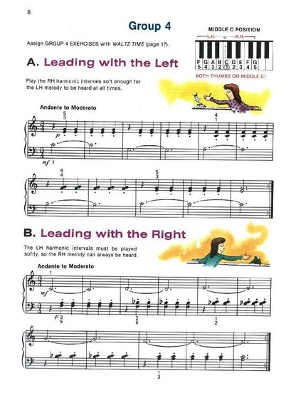 Alfred's Basic Piano Library Technic Book Level 1B — view 2