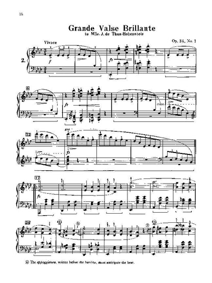 Chopin - Complete Waltzes for Piano, 104 Pages, Alfred Masterwork Edition — view 2