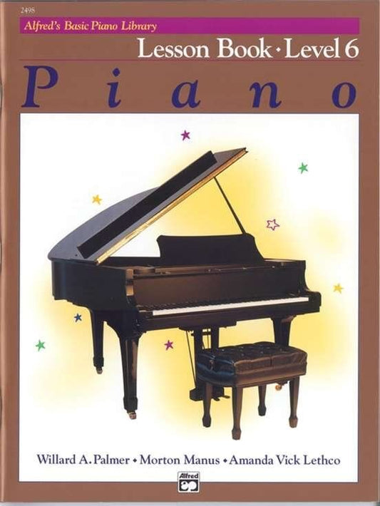 Alfred's Basic Piano Library Lesson Book Level 6