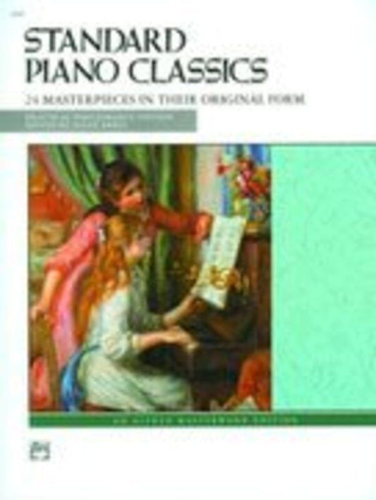 Standard Piano Classics - Alfred Masterwork Edition, 80 Pages, 24 Masterpieces by 10 Composers, Baroque to Romantic Eras