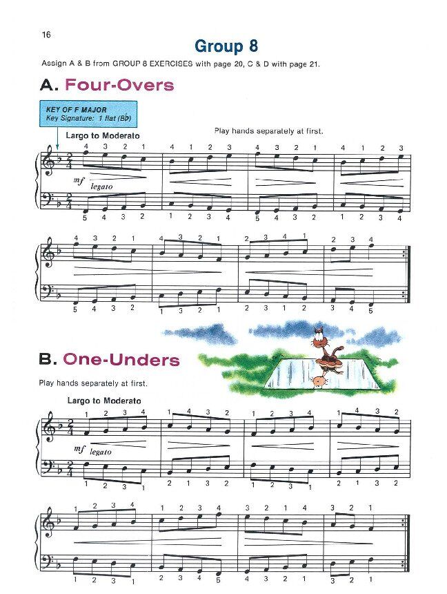 Alfred's Basic Piano Library Technic Book Level 3 — view 3