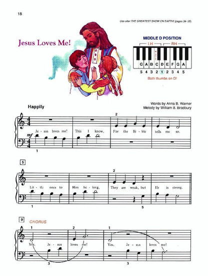 Alfred's Basic Piano Library Hymn Book Level 1B — view 2