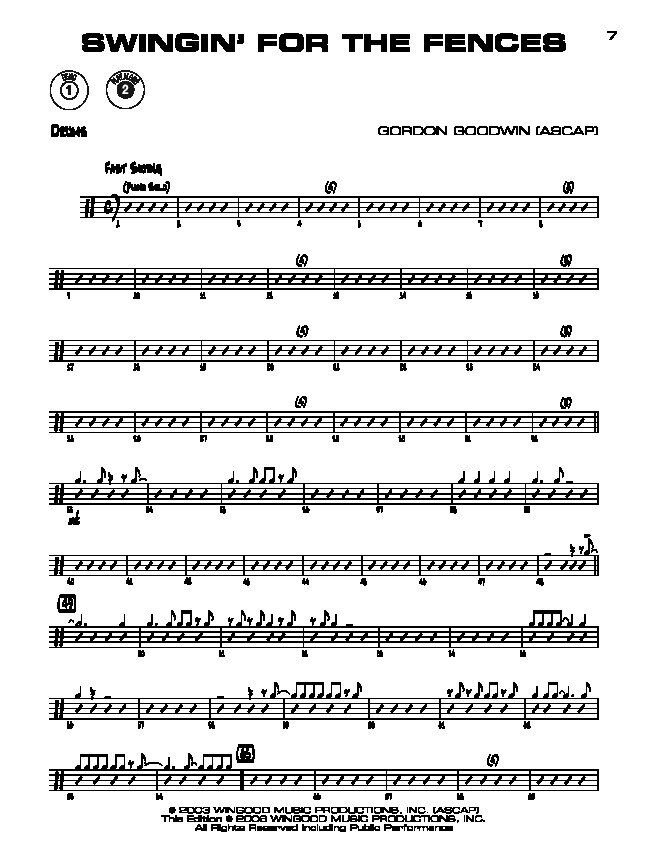 Big Phat Band Play-Along Drums Book — view 2