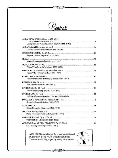 Applause Book 2: Impressive Piano Solos, Ed Olson