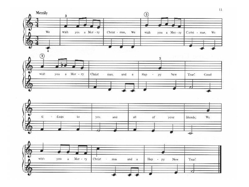First Favorite Christmas Carols: 15 Songs for Beginning Piano by Lynn Freeman Olson — view 2