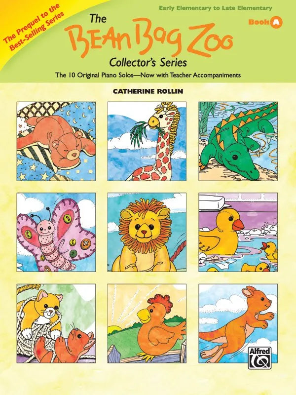 The Bean Bag Zoo Collector's Series Book A by Catherine Rollin, Piano, 32 Pages, Alfred Music