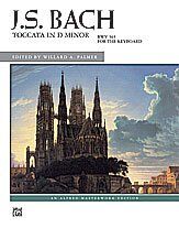 Bach - Toccata in D Minor for Piano, Alfred Masterwork Edition, 8 Pages — view 3