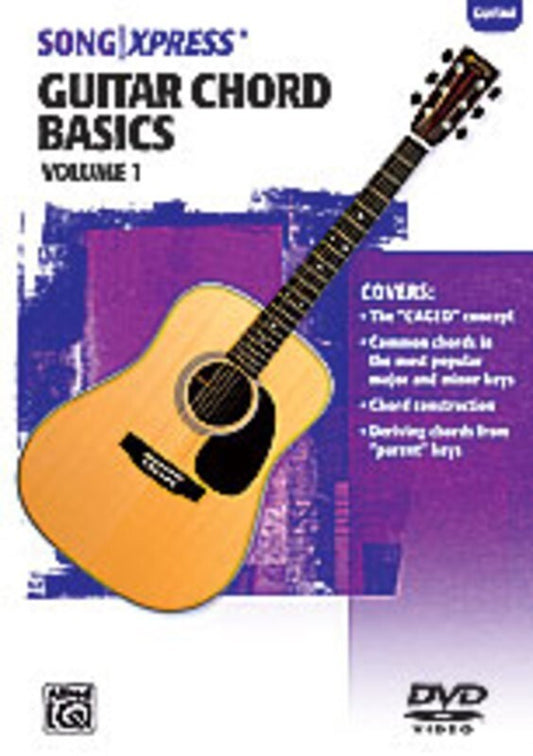 Songxpress Guitar Chord Basics Vol 1 DVD Book