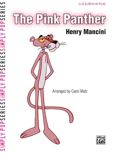 The Pink Panther Late Elementary Piano Solo Arranged by Carol Matz