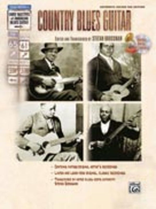 Early Masters Country Blues Guitar Book/CD Book