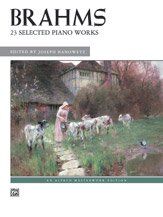 Brahms - 23 Selected Piano Works, Alfred Masterwork Edition, 108 Pages, Piano