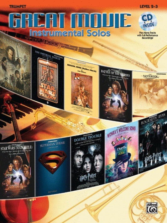 Great Movie Instrumental Solos Book/CD Trumpet Book