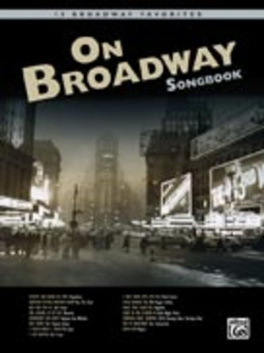 On Broadway SongBook/CD PVG Book