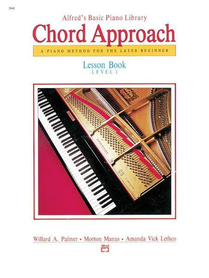 Alfred's Basic Piano Chord Approach Lesson Book Level 1