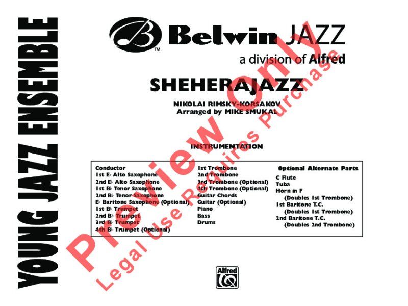 SheheraJazz JE2 SC/PTS Jazz Ensemble Arrangement by Mike Smukal