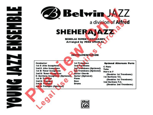 SheheraJazz JE2 SC/PTS Jazz Ensemble Arrangement by Mike Smukal