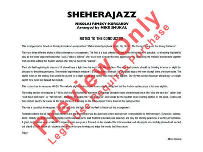 SheheraJazz JE2 SC/PTS Jazz Ensemble Arrangement by Mike Smukal — view 3