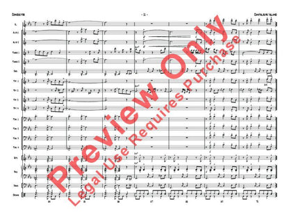 Cantaloupe Island Jazz Ensemble Arrangement by Mike Kamuf, Herbie Hancock, 90 Pages, Young Jazz Ensemble Series — view 5