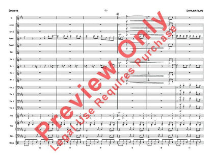 Cantaloupe Island Jazz Ensemble Arrangement by Mike Kamuf, Herbie Hancock, 90 Pages, Young Jazz Ensemble Series — view 3