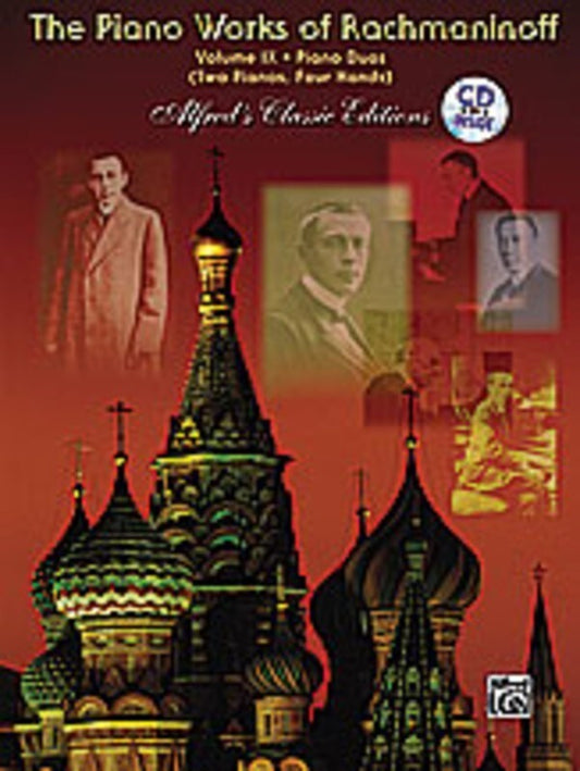 Piano Works Book 9 Book/CD Works For 2 Piano 4 Hand Book