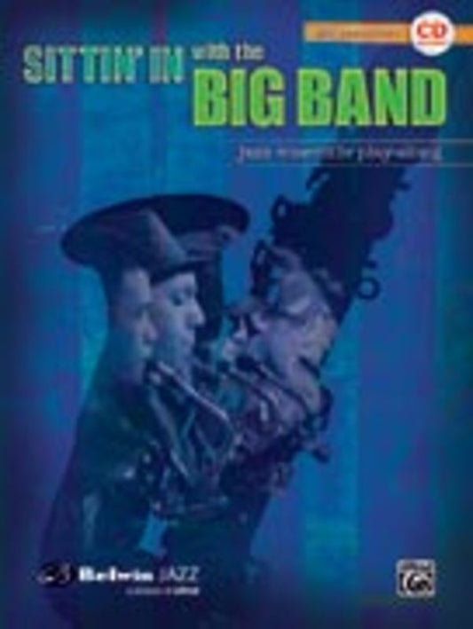 Sittin In With The Big Band Alto Sax Book/CD Jazz Book