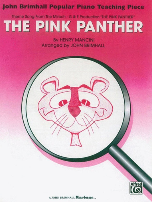 Pink Panther Theme Arr Brimhall Easy Piano Book