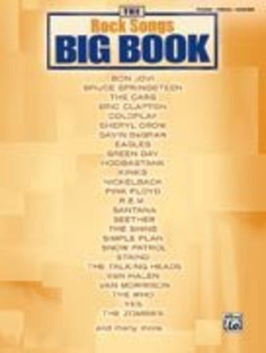 The Rock Songs Big Book PVG by Alfred Music