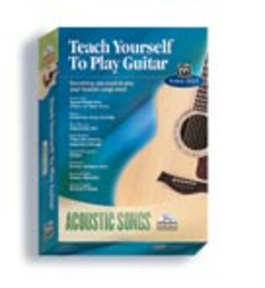 Teach Yourself To Play Guitar Acoustic Songs CDr Book