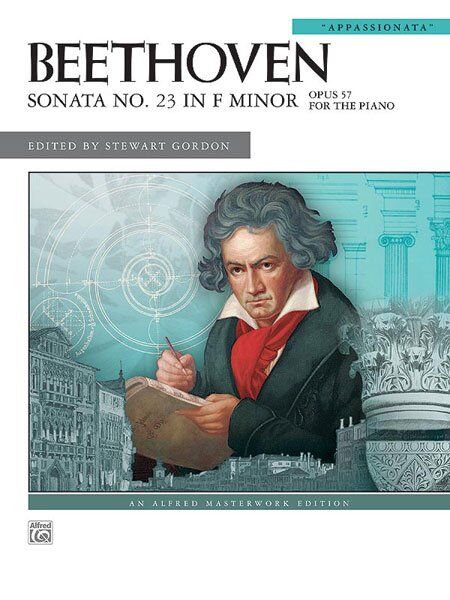Beethoven - Sonata No. 23 in F Minor Op. 57 Appassionata for Piano, Alfred Masterwork Edition, 44 Pages