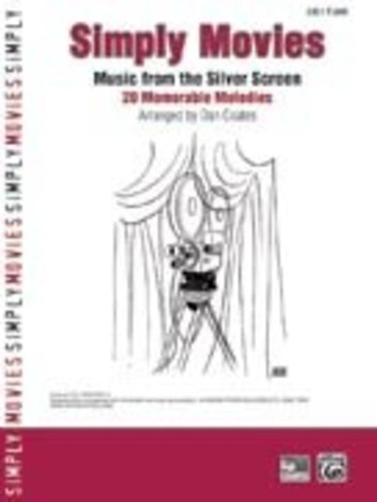 Simply Movies 20 Memorable Meodies Easy Piano Book