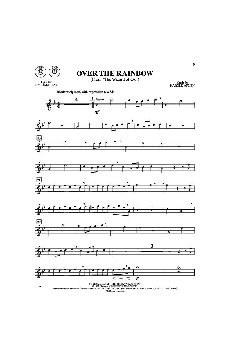 Easy Popular Movie Instrumental Solos for Flute — view 4