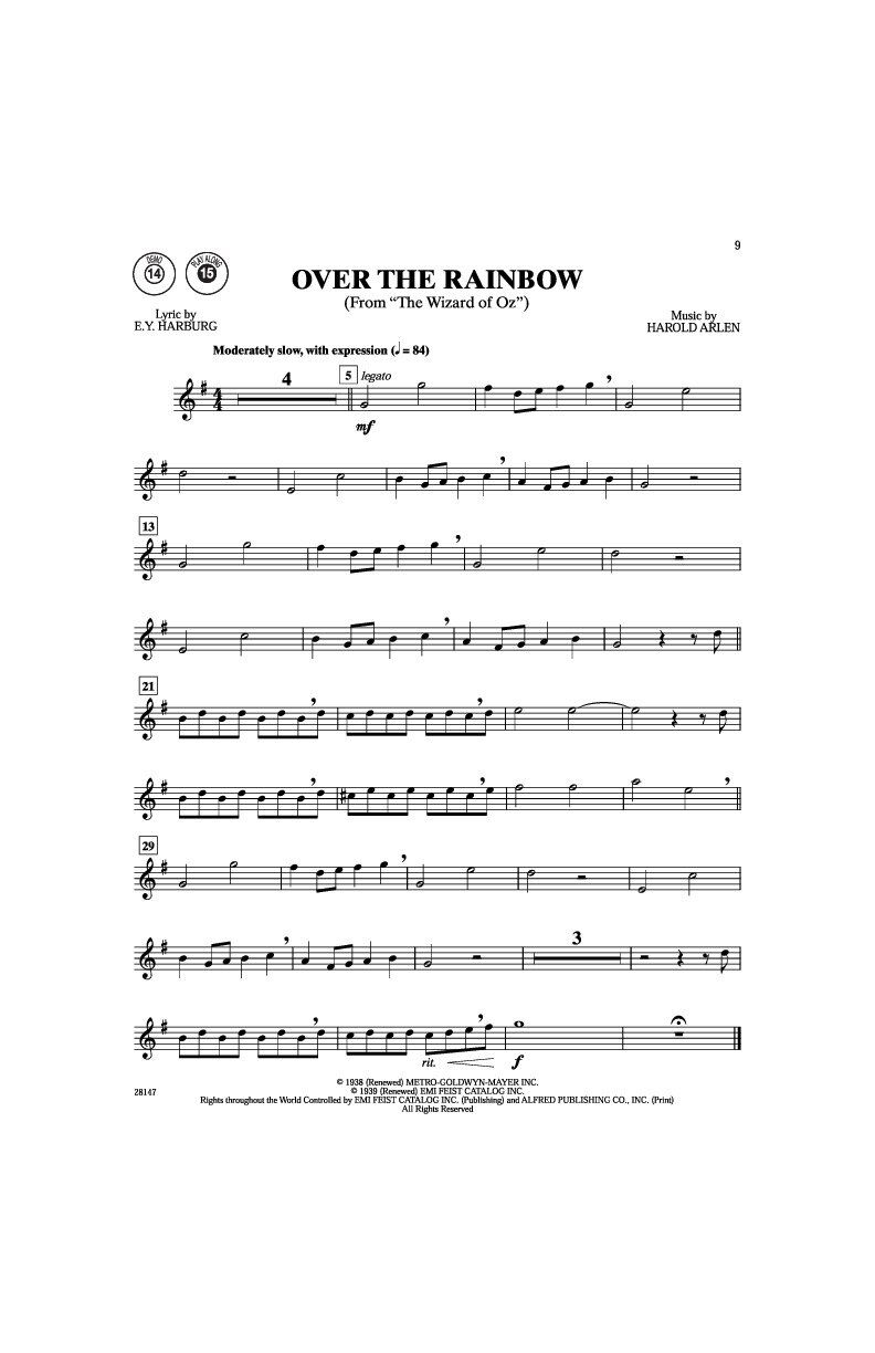 Easy Popular Movie Instrumental Solos for Alto Saxophone BK/CD — view 4