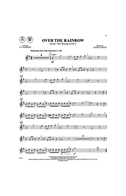 Easy Popular Movie Instrumental Solos for Alto Saxophone BK/CD — view 4