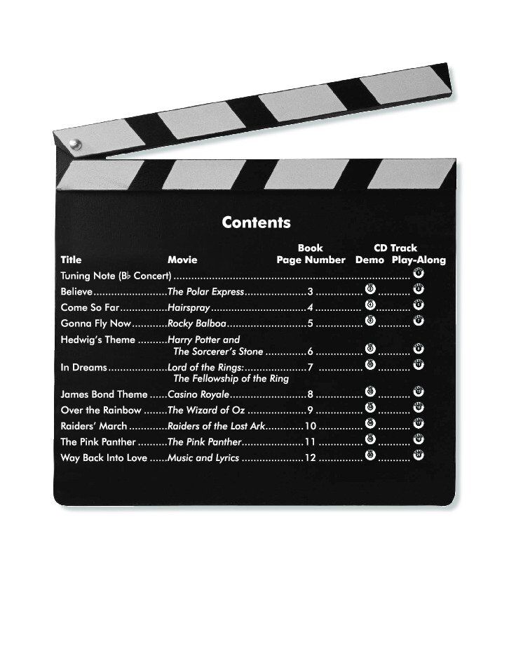Easy Popular Movie Instrumental Solos for Tenor Saxophone BK/CD — view 2