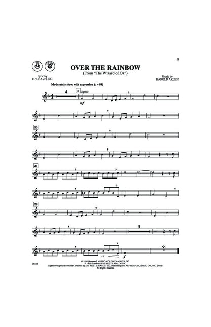 Easy Popular Movie Instrumental Solos for Horn in F — view 3