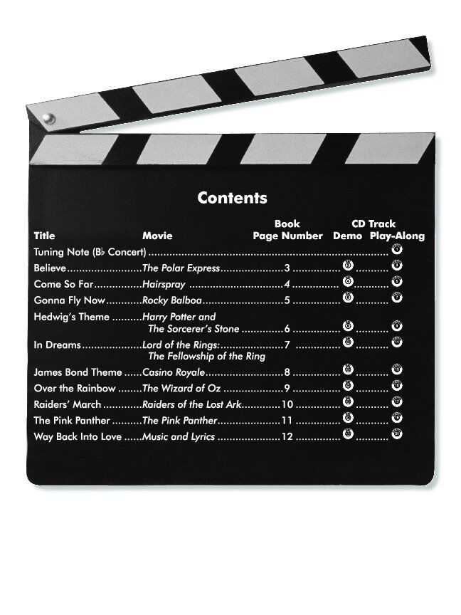 Easy Popular Movie Instrumental Solos Trombone Book — view 2