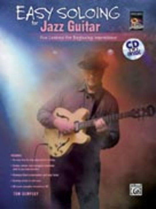 Easy Soloing For Jazz Guitar Book/CD Book