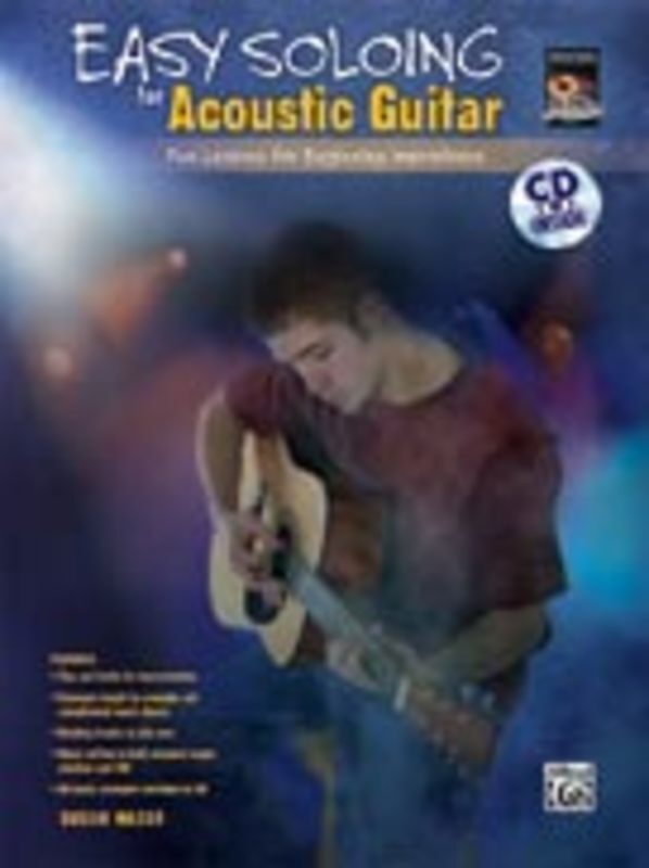 Easy Soloing For Acoustic Guitar Book/CD Book